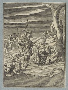Selectie van Gideons manschappen door Christoffel van Sichem (II)
