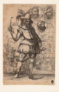 François Ravaillac 1578-1610, de moordenaar van koning Hendrik IV van Frankrijk door Christoffel van Sichem