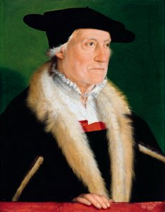Portret van de Duitse humanist Sebastian Munster