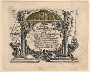 Titelpagina, uit Neüw Grotteßken Buch (Nieuw Grotesk Boek)