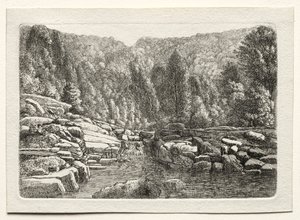 Water in de Bergen, ca. 1790-1800 door Christoph Nathe