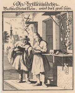 Brillenmaker Uit Abbildung der gemein-nützlichen Haupt-Stände, 1698