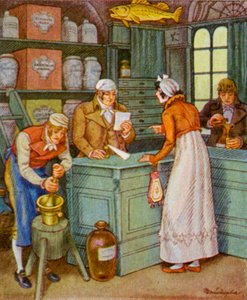 Apotheek (kleur litho)