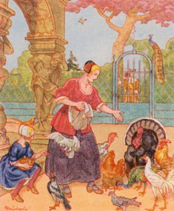 Geflügelhof / Pluimveehouderij door Christophe (1856 1945)