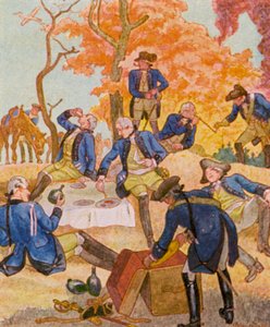 Picknick van Officieren