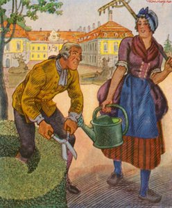 Schlossgartner / Kasteeltuinman door Christophe (1856 1945)