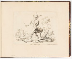 Le Tambourin (De Tamboerijn), Singeries of Verschillende Acties van het Menselijk Leven Vertegenwoordigd door Apen