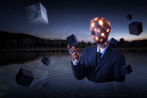 De mysterieuze gloeiende man