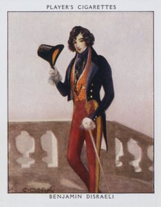Benjamin Disraeli door Christopher (after) Clark
