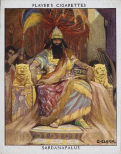 Sardanapalus door Christopher (after) Clark