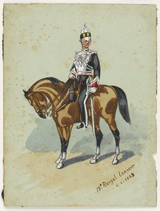 13e Bengal Lancers, circa 1914 door Christopher Clark