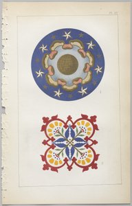 De kunst van decoratief ontwerp: met een bijlage, waarin de uren van de dag worden gegeven waarop bloemen opengaan, uitgegeven door Day & Son, Londen, 1862
