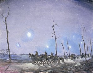Verey Lichten, 1918 door Christopher Richard Wynne Nevinson