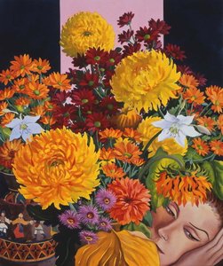 Schilderij in oktober, 2005 door Christopher Ryland