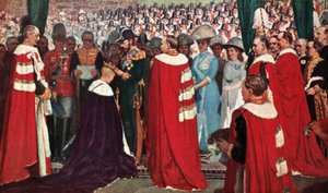 De investituur van de Prins van Wales