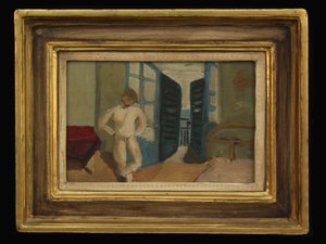 Jongen in Slaapkamer, ca. 1920