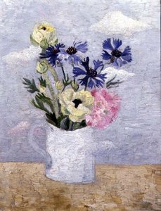 Bloemen in een Witte Mok door Christopher Wood