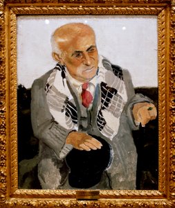 Portret van de Franse dichter Max Jacob (1876-1944) door Christopher Wood
