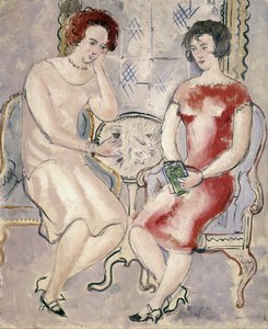 Twee Vrouwen door Christopher Wood