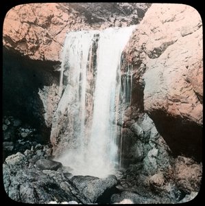 Waterval, Mullion, Cornwall, eind 19e of begin 20e eeuw