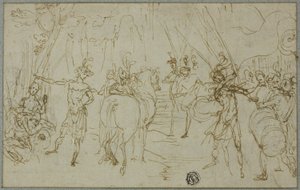 Scène met Soldaten door Cigoli