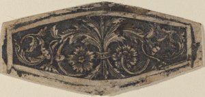 Ornament in Zeshoekige Vorm door Circle of Francesco Francia