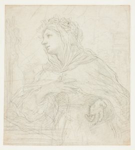 Studie van Santa Rosalia van Palermo door Ciro Ferri