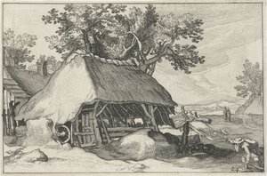 Boerderij door Claes Jansz. Visscher (II)