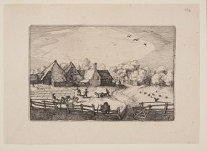 Bleekvelden bij de Haarlemmer Hout, van Gezicht in de Omgeving van Haarlem (Plaisante Plaetsen)