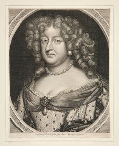 Marie Therese, koningin van Frankrijk door Claes Jansz. Visscher