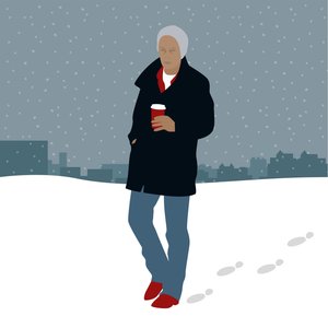 Koffie in de Sneeuw