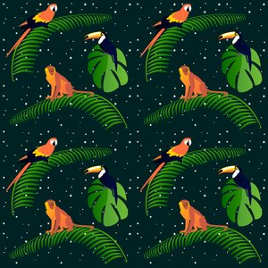 Junglekoorts door Claire Huntley