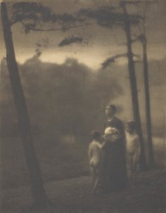 Avond—Moeder en jongens, 1905