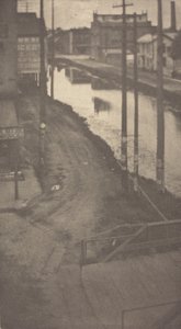 Telegraafpalen, ca. 1900