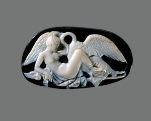 Leda en de zwaan Cameo, 3e eeuw na Christus