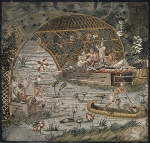Nijlmozaïek van Palestrina, 3e eeuw v.Chr.