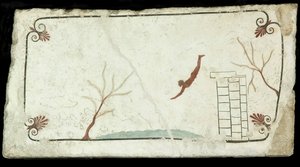 De Duiker. Graf van de Duiker Tomba del Tuffatore, ca. 470 v.Chr.