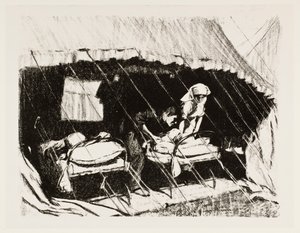 Verbandpost in Frankrijk, 1917