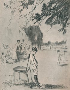 Ik ben doodziek van vrouwen uit De Jongen, c1900 door Claude Allin Shepperson