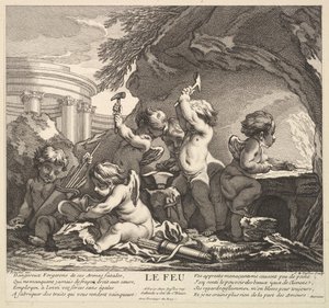Vuur door Claude Augustin Duflos