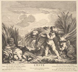 Zomer, 1735-1786 door Claude Augustin Duflos