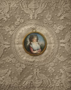 Portret van een onbekende vrouw door Claude Bornet