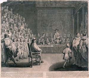 Proces van Koning Karel I, Paleis van Westminster door Claude Dubosc
