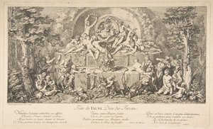 Het feest van de faun door Claude Gillot