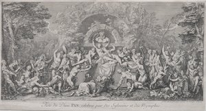De Vier Festivals: Festival van de God Pan door Claude Gillot