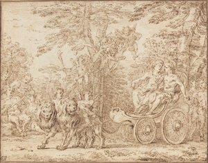 De Triomf van het Huwelijk door Claude Gillot