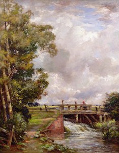 De sluis door Claude Hayes