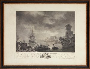Franse stalen gravures door Claude Joseph (after) Vernet