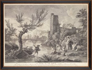 Franse stalen gravures door Claude Joseph (after) Vernet