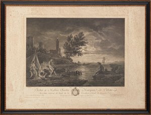 Franse staalgravures